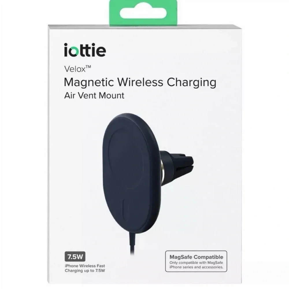 iOttie - Velox 7.5W Wireless Charging Air Vent Mount with MagSafe -Midnight Blue